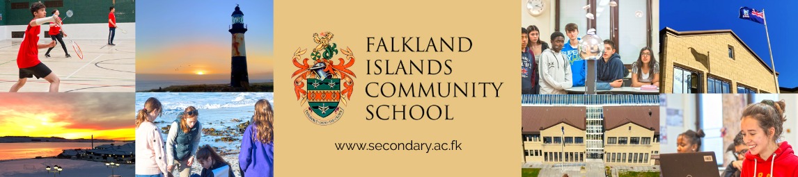 Falkland Islands Community School (FICS) Banner