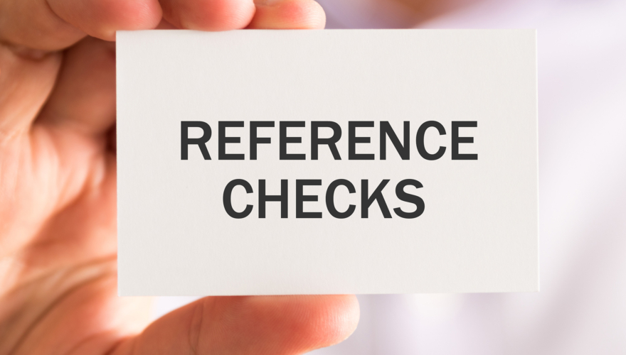 How to complete reference checks in international education